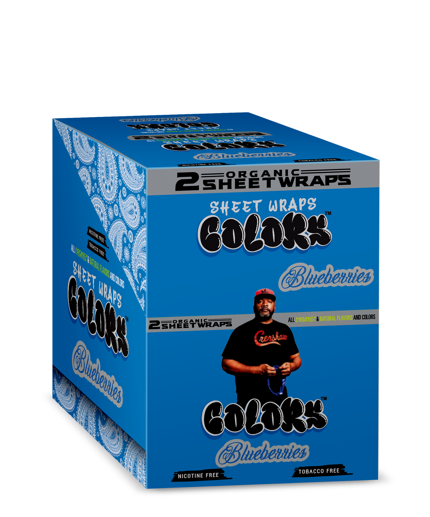 Colors | Organic Hemp Sheet Wraps | 2pk