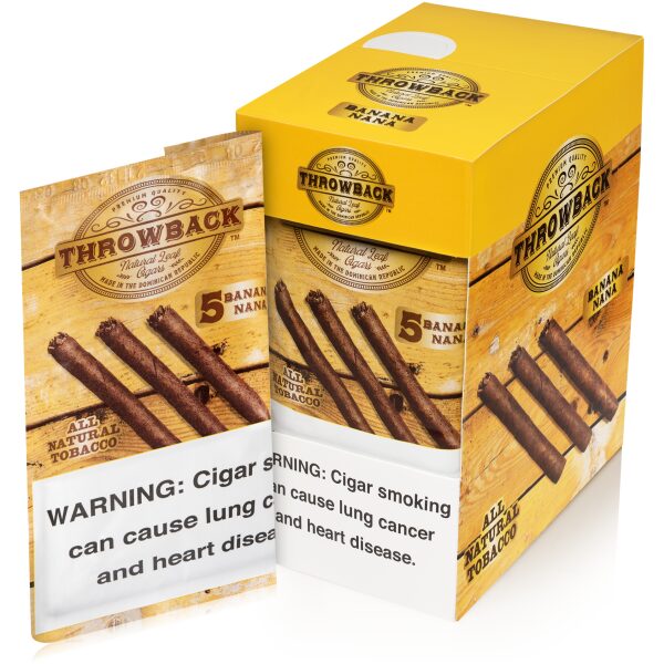 Throwback - Tobacco Leaf Cigars - 5 Pack