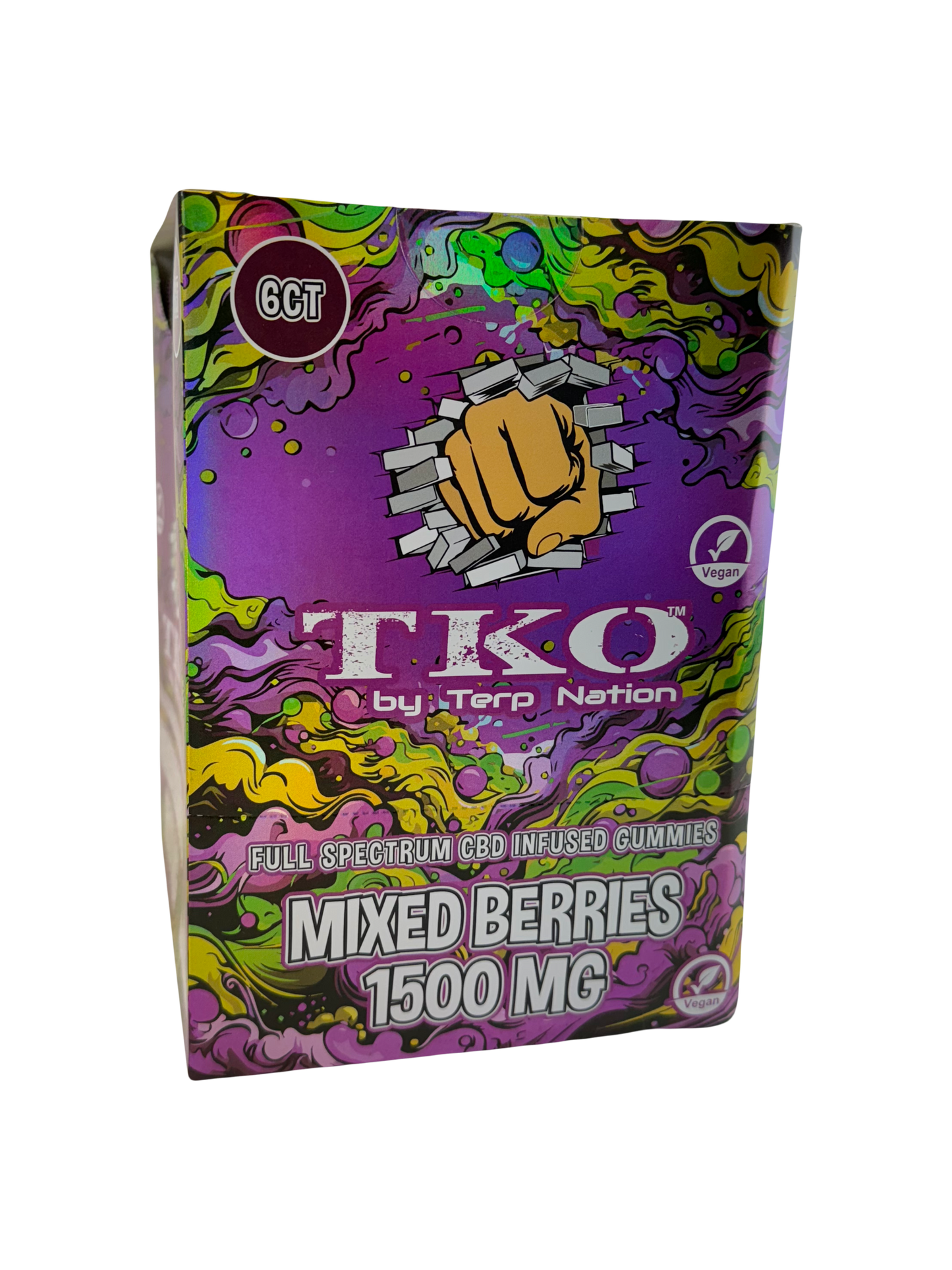 TKO Full Spectrum 1500MG CBD Vegan Gummies