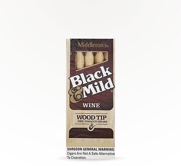 Black & Mild - Wood Tip Tobacco Cigarillos - 5pk