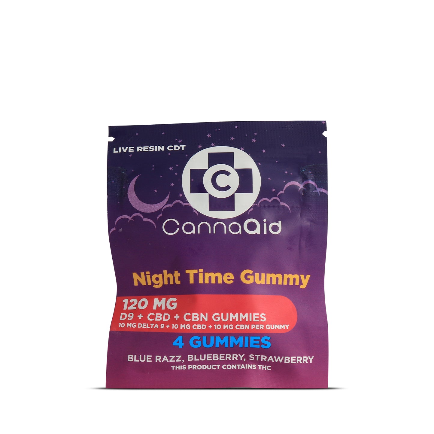 CannaAid Night Time Gummy 120mg
