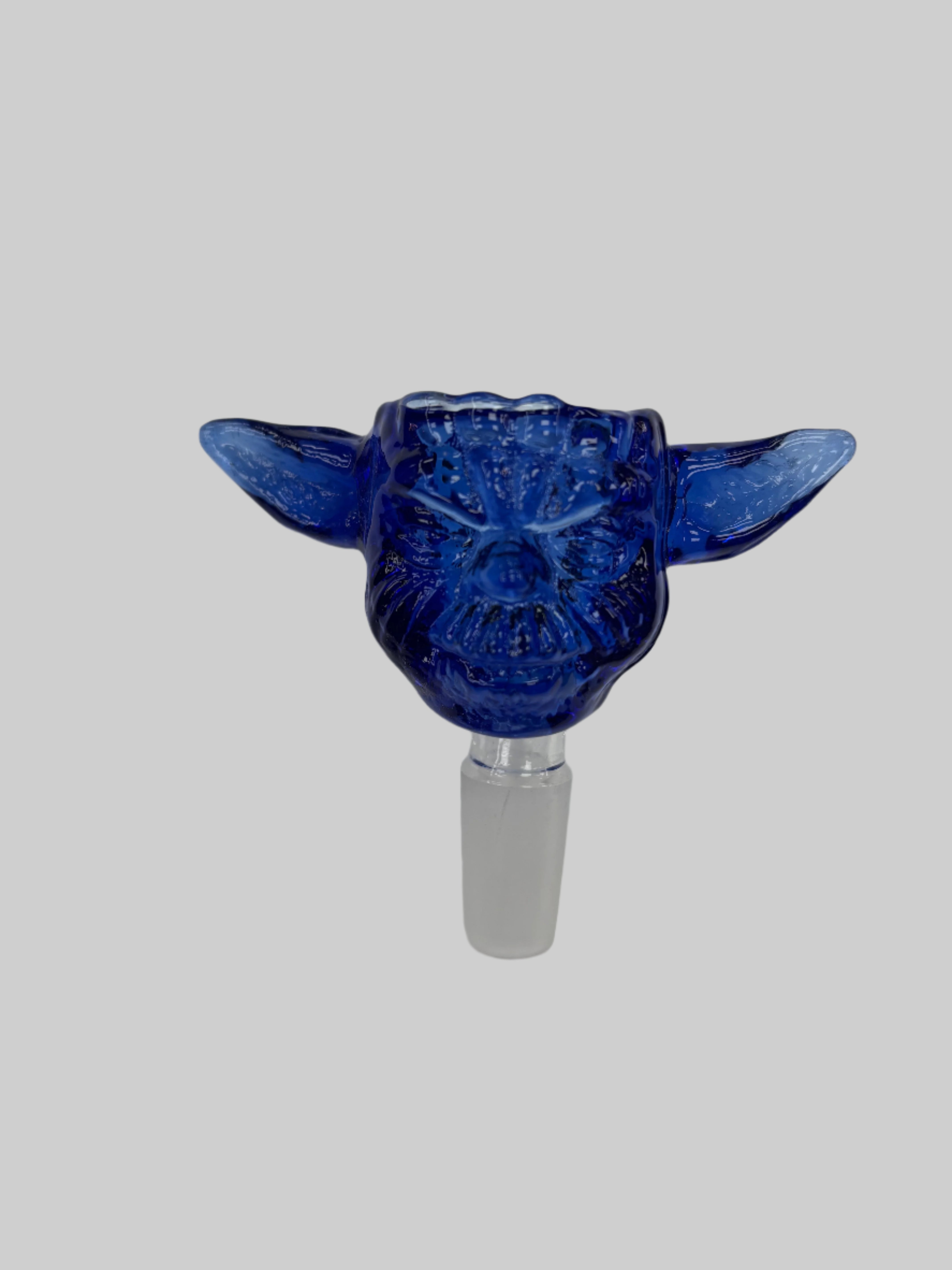 14mm Yoda-Shaped Glass Bowl - Thick Glass, Handmade In USA, Star Wars Themed Slide