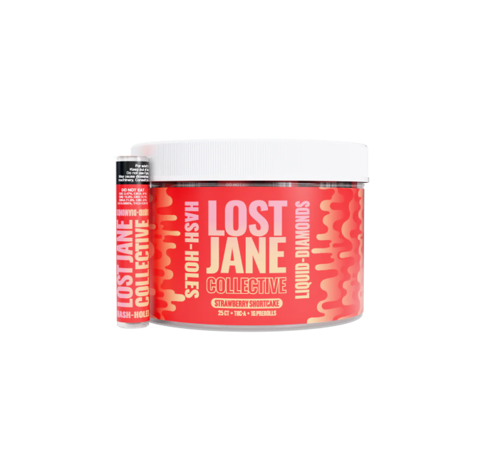 Lost Jane THC-A Liquid-Diamonds Hash-Hole Preroll