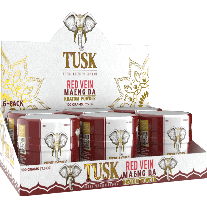 TUSK - Red Vein Kratom Powder