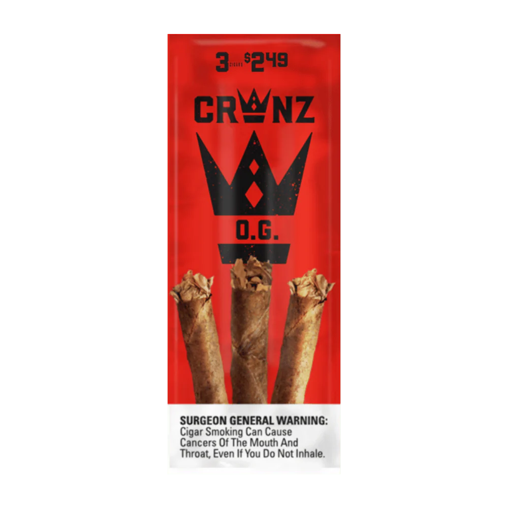 Crwnz | Natural Tobacco Leaf Cigar | 3pk