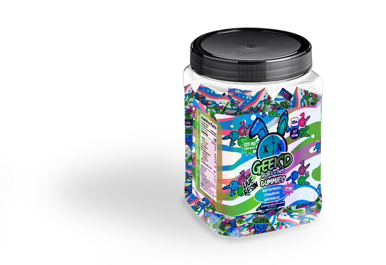 Geek'd Extracts | THC-P Gummies (525mg/Bag)