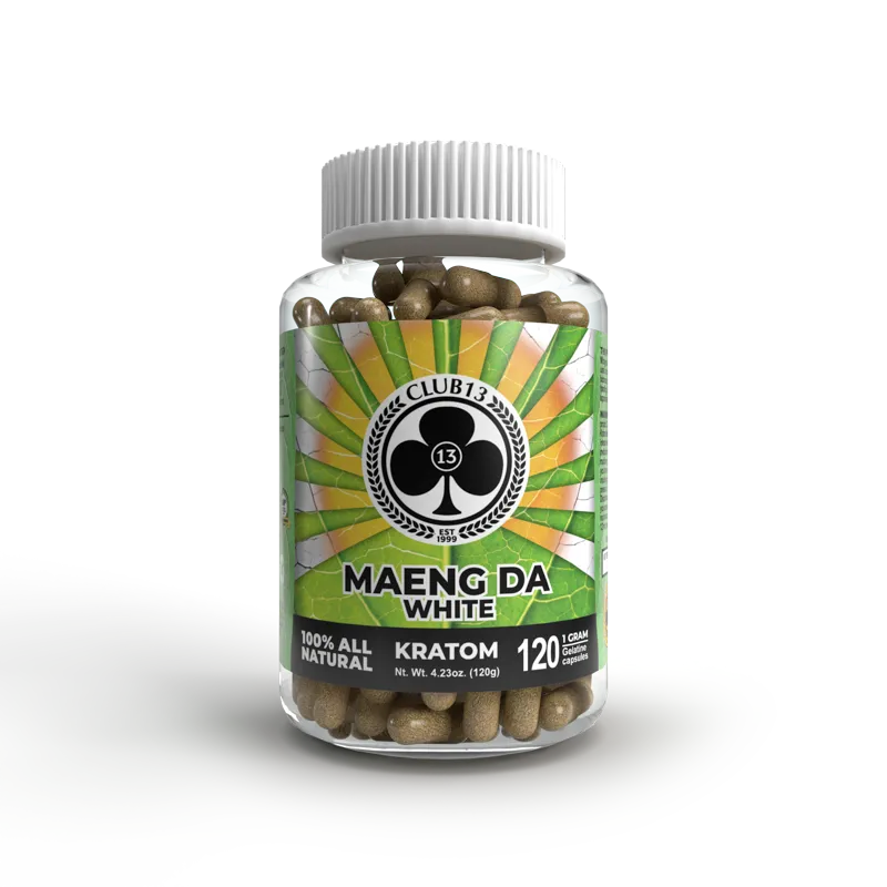 Club 13: Maeng Da White Kratom Capsules