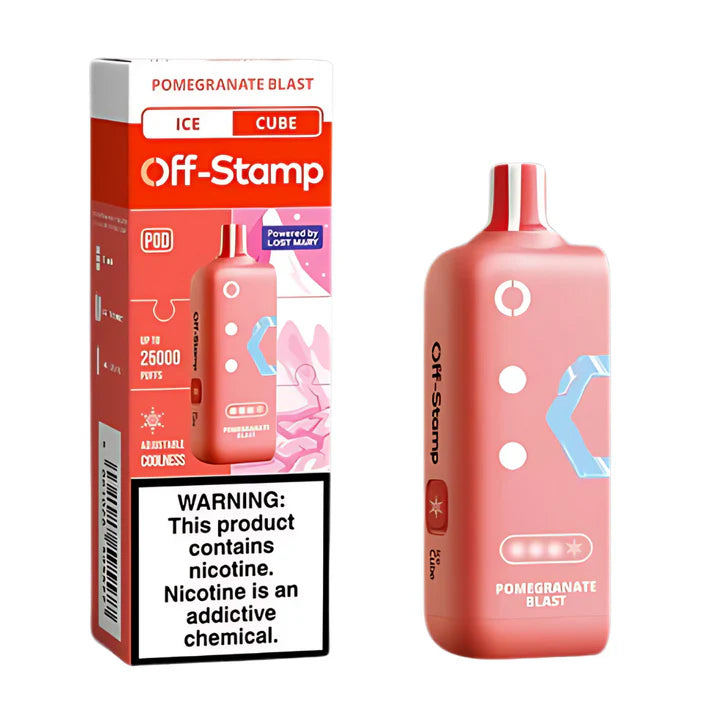 Lost Mary Off-Stamp Ice Cube POD | 25,000 Puffs | Nicotine Disposable