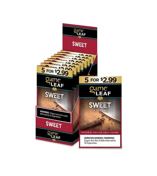 Game Leaf - Tobacco Leaf Cigars - 5 pack