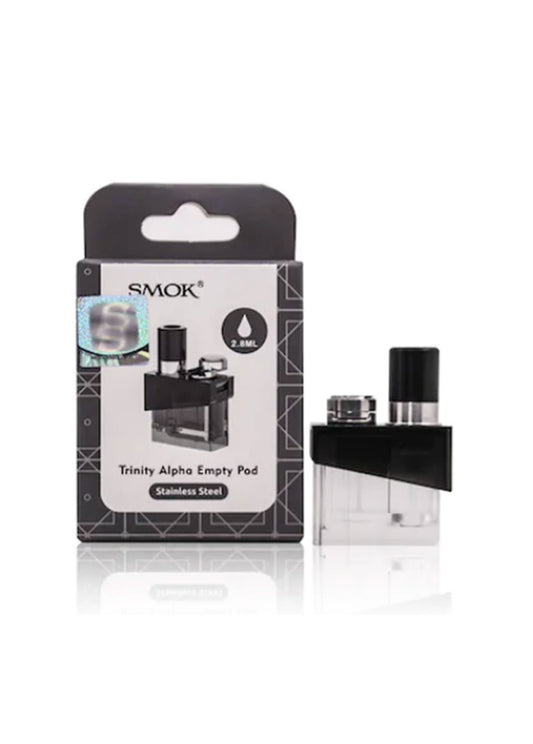 Smok - Trinity Alpha Empty Pod 2.8ml Stainless Steel - Vape Pods