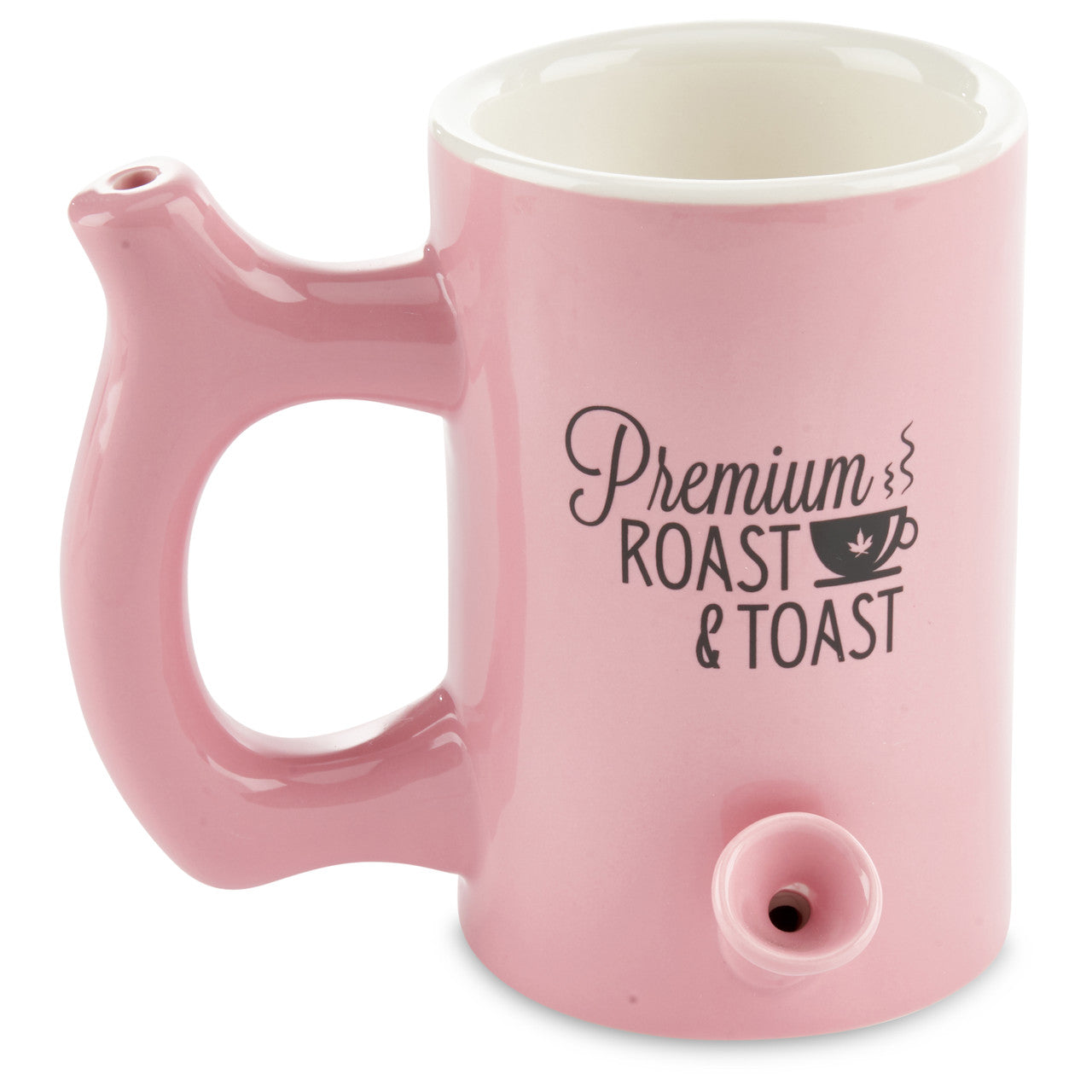 Premium Roast & Toast - Ceramic Mug Pipe - Glass