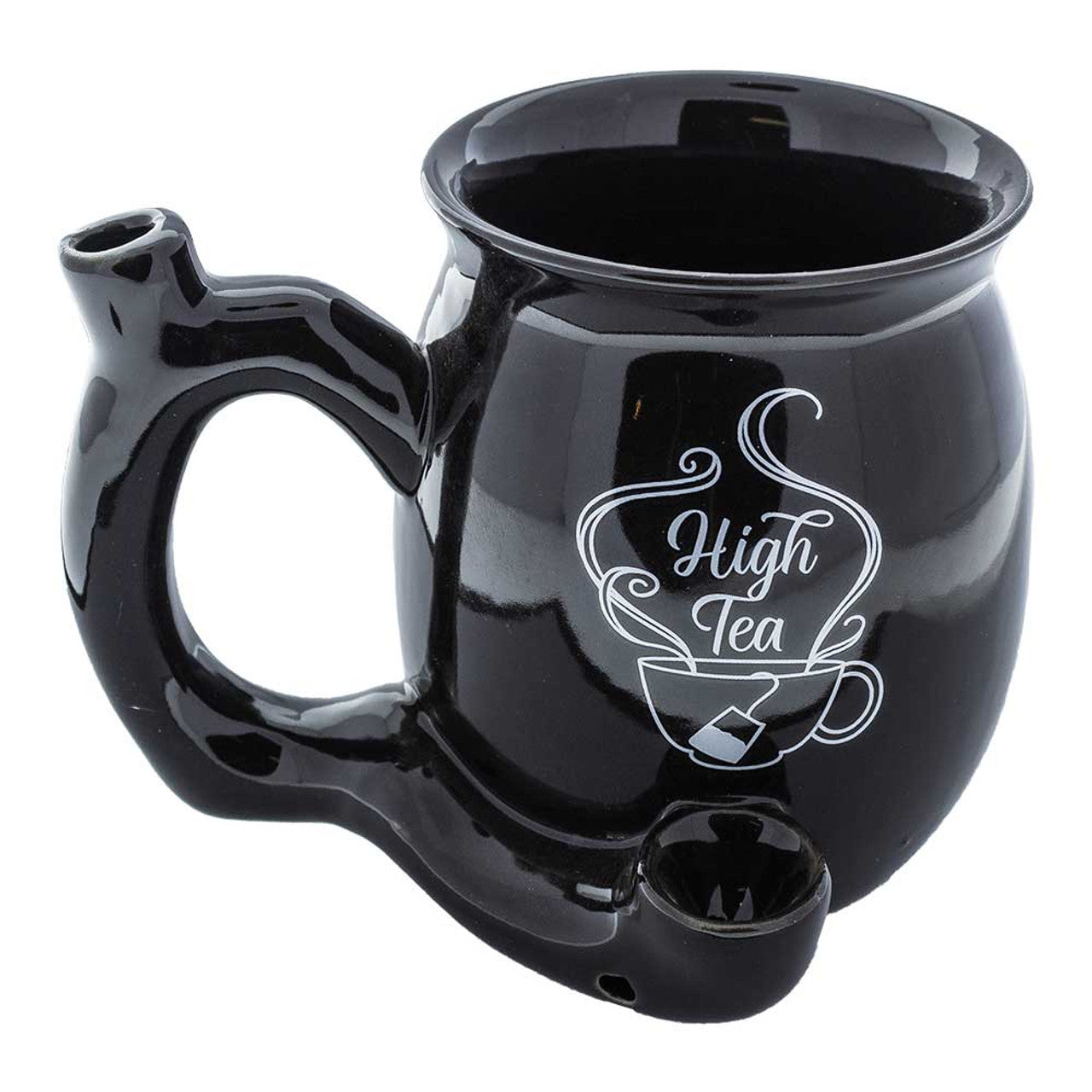 High Tea - Ceramic Mug Pipe - Glass