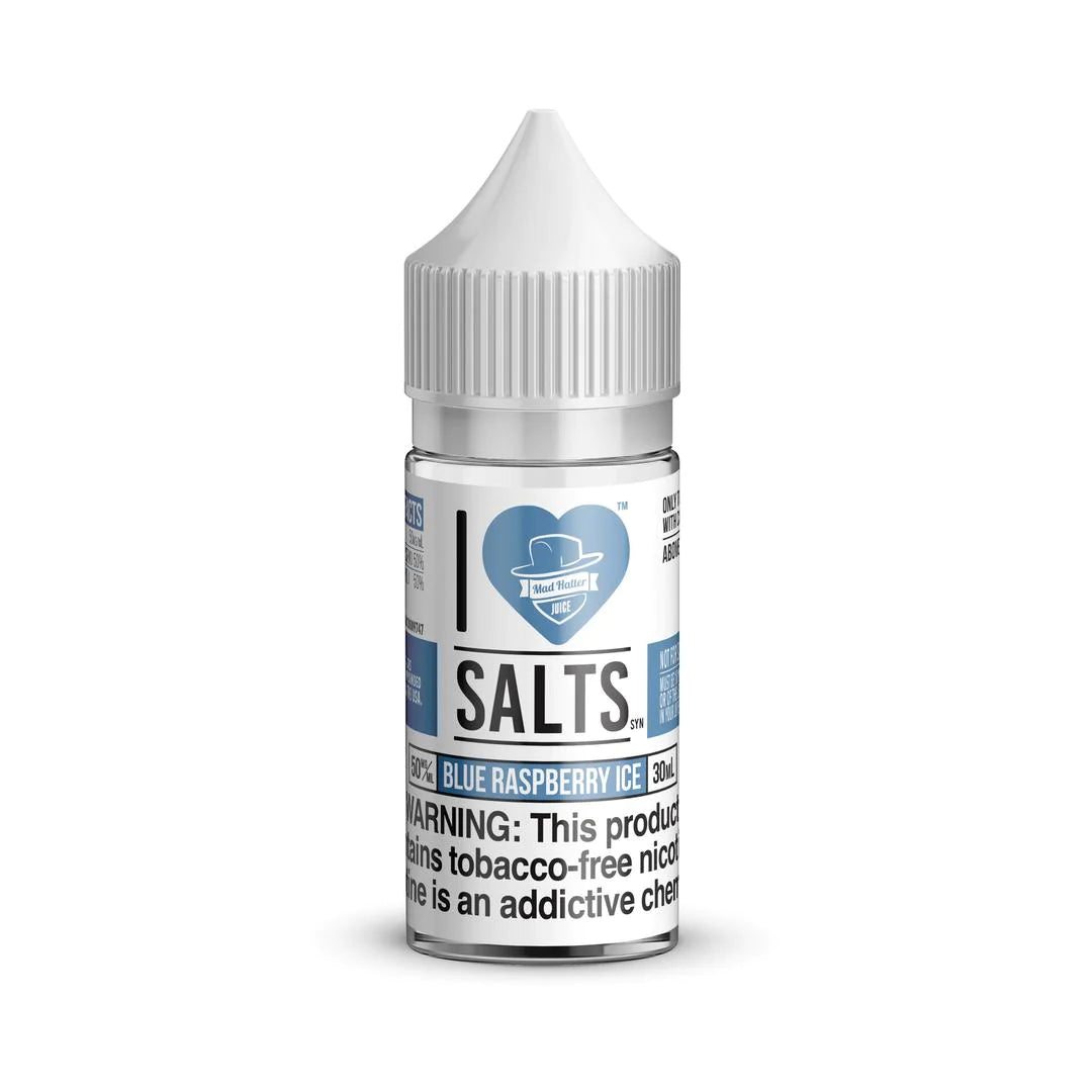 Mad Hatter I Love Salt - Blue Raspberry Ice - 30ml - Salt E-Liquid