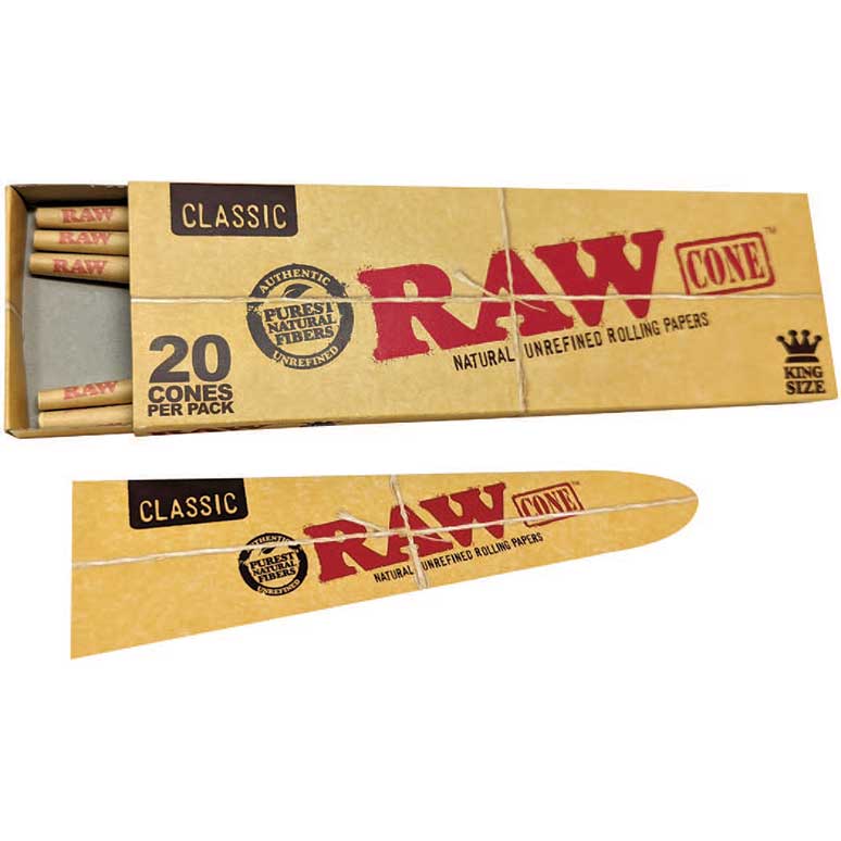 Raw Classic Pre-Rolled Cones 20ct