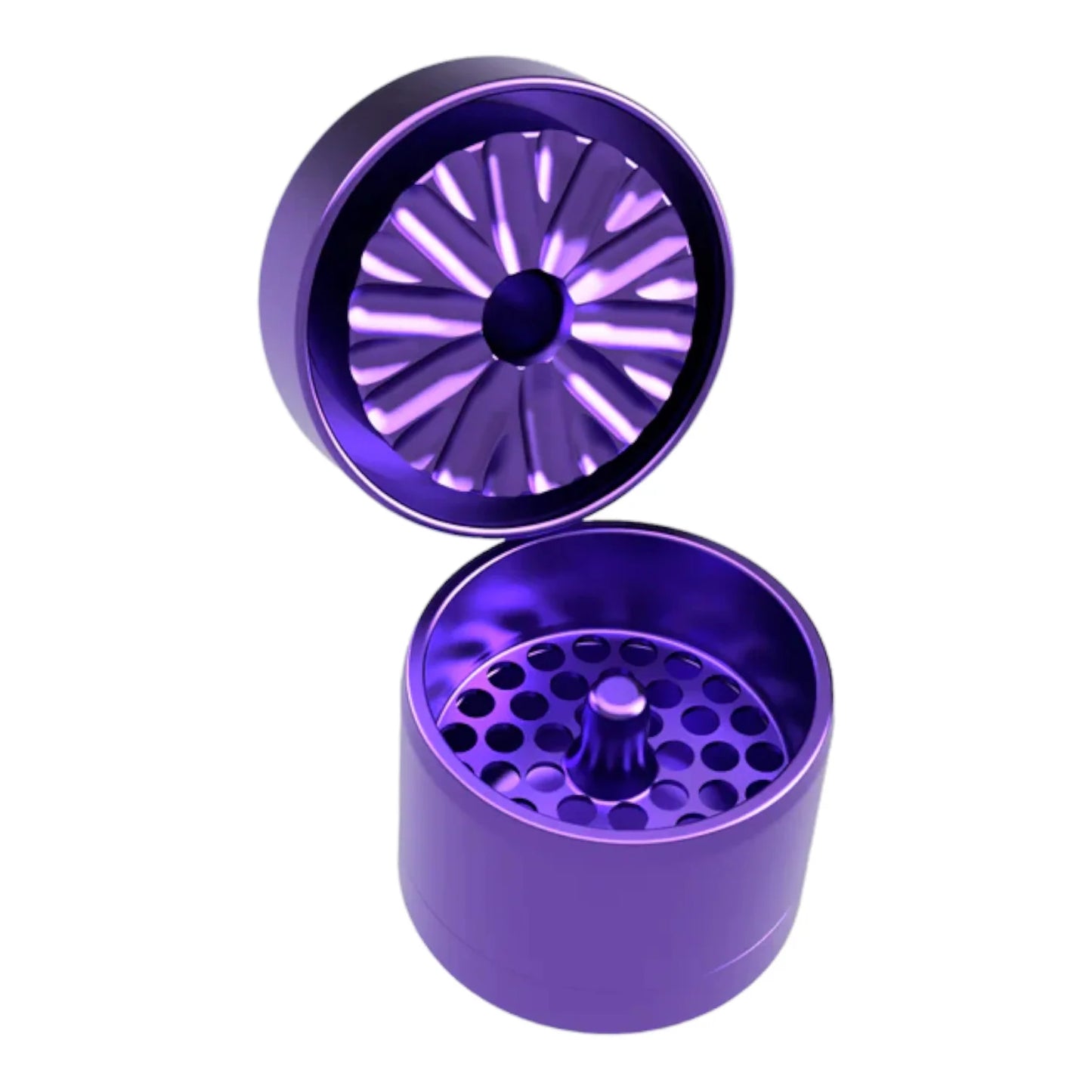 Flower Mill "Toothless" Aluminum Grinder 2"