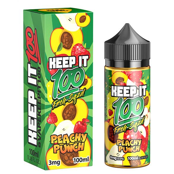 Keep It 100 - Frsh Sqzd Peachy Punch - 100ml - E-Liquid