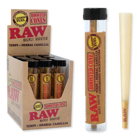 Raw - Boosted Pre-Rolled Cones - S Essentials