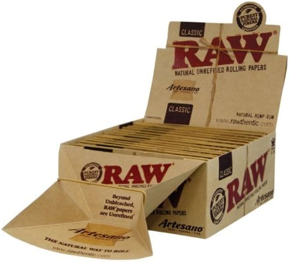 RAW Artesano Classic | Rolling Papers + Tips + Tray