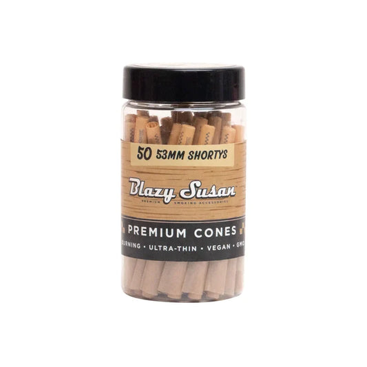 Blazy Susan 53mm Shortys Pre-Rolled Cones | 50 Pack
