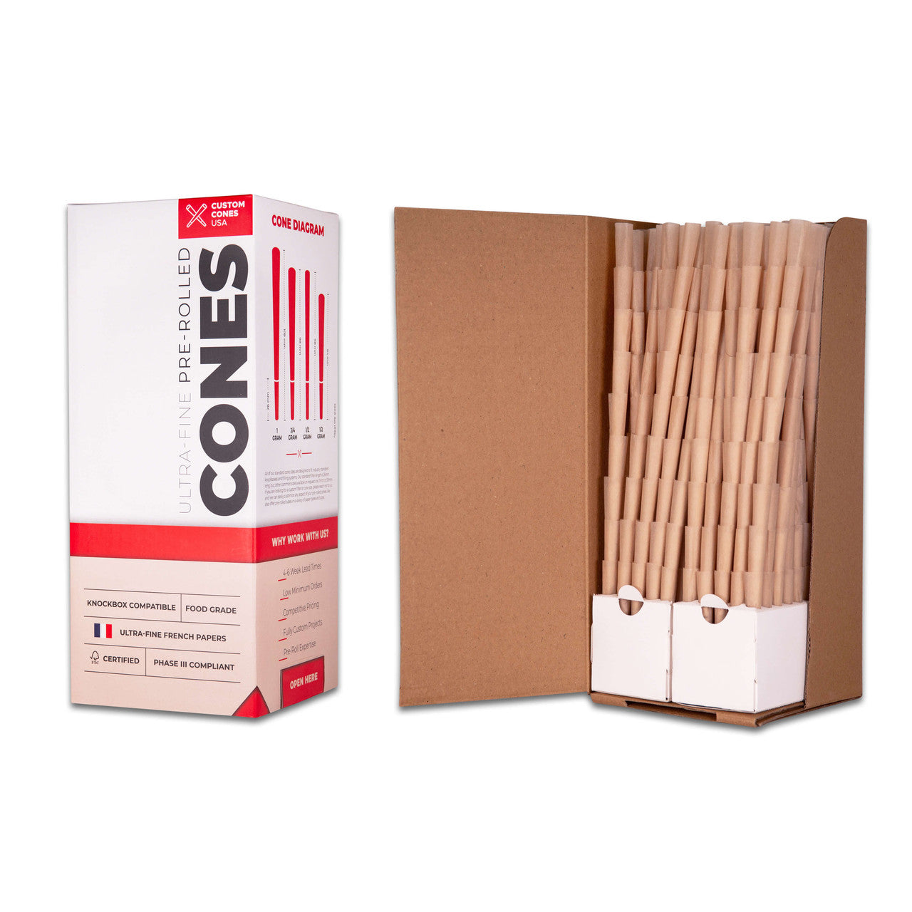 Rosette 84mm Cones - 10 Pack