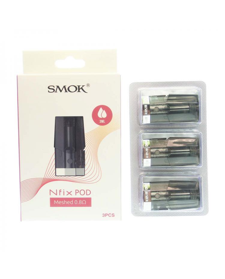 Smok - Nfix Pod Meshed 0.8 Ohms 3ml - Vape Pods