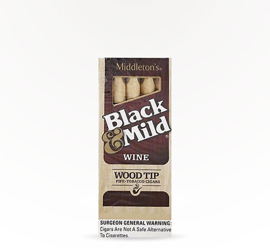 Black & Mild 5 Pack Wood Tip Tobacco Product