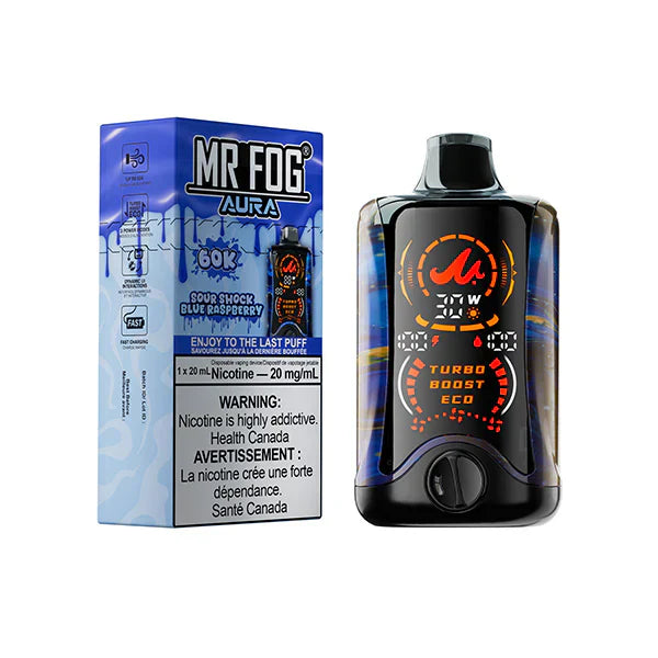 Mr. Fog Aura | 60,000 Puffs | Nicotine Disposable
