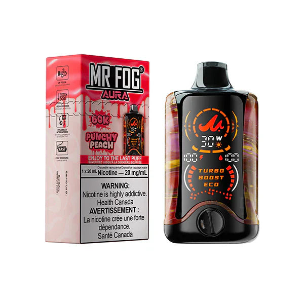 Mr. Fog Aura | 60,000 Puffs | Nicotine Disposable
