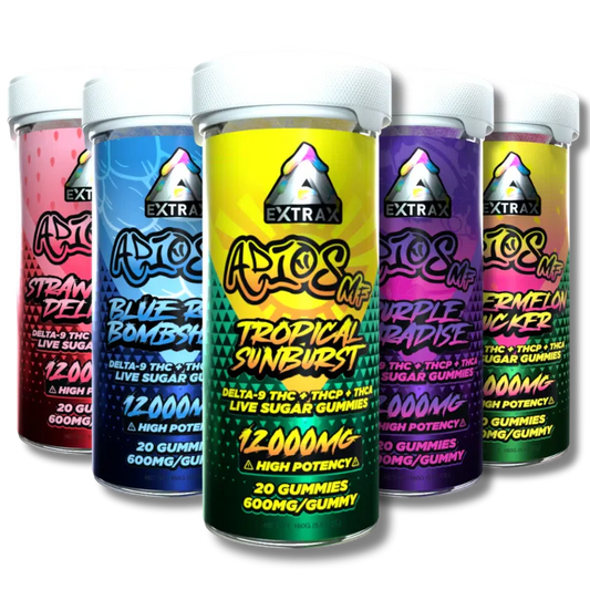 Delta Extrax Adios MF | 12,000mg THCA Blend Gummies | Delta Edibles