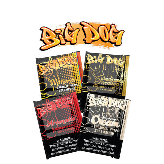 BIG DOG LEAF WRAP 2/$1.99 20 Pack - Tobacco Product