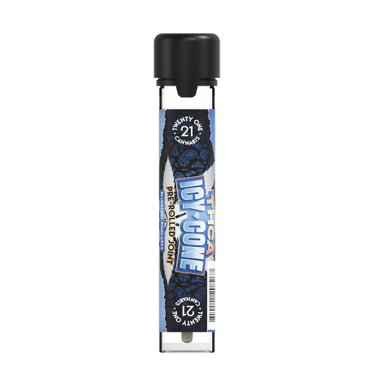 Twenty One Cannabis THCa Icy Cone - 2g; 2 piece Delta Flower/Pre-Roll