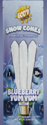 Goo'D Extracts | Snow Conez 3g THC-A Pre-Roll