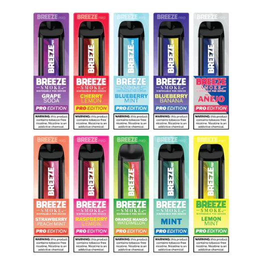 Breeze PRO - Nicotine Disposable - Disposable Nicotine