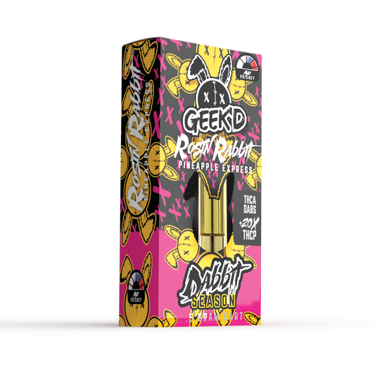 Geek'd Extracts Dabbit THC-A Dabs + 20x THCP .5g Delta Cartridge .5g