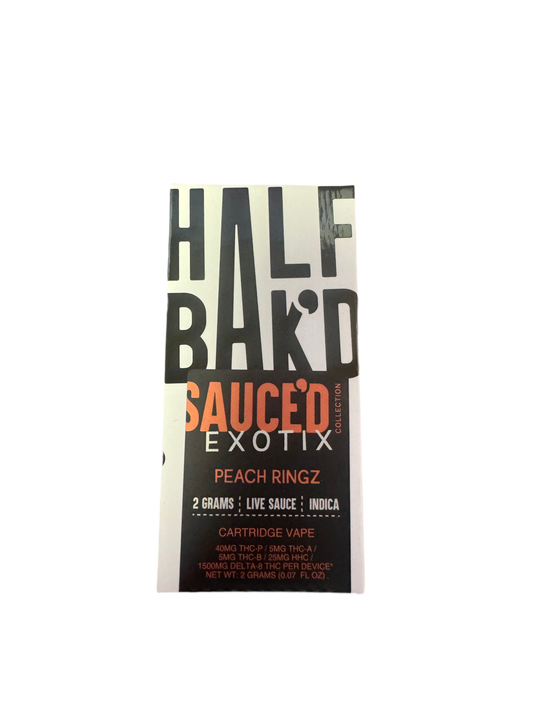 Half Bak'd Sauce'd 2g Delta Cartridge