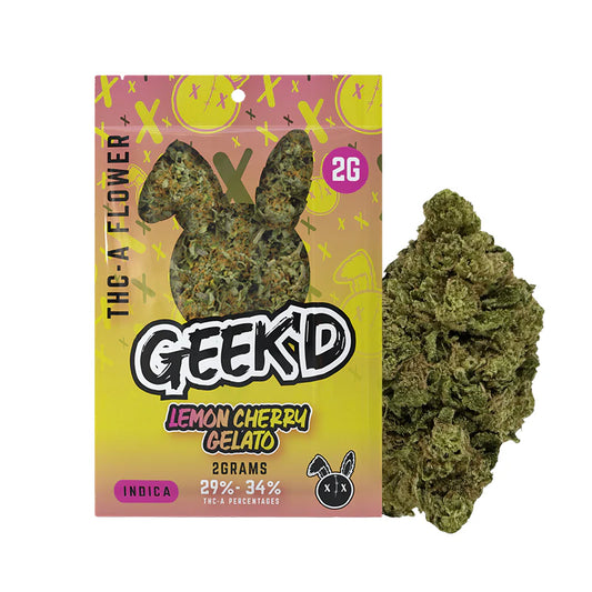 Geek'd | 2g THCA Packs | Delta Flower/Pre-Roll