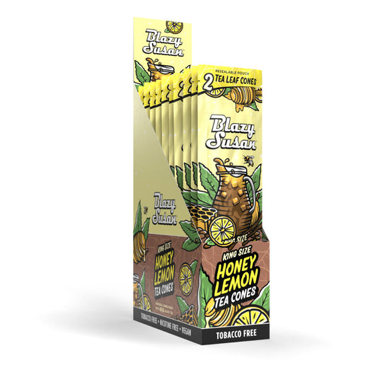 Blazy Susan - Tea Leaf Hemp Cones - 10 Ct Display *NEW FLAVOR*