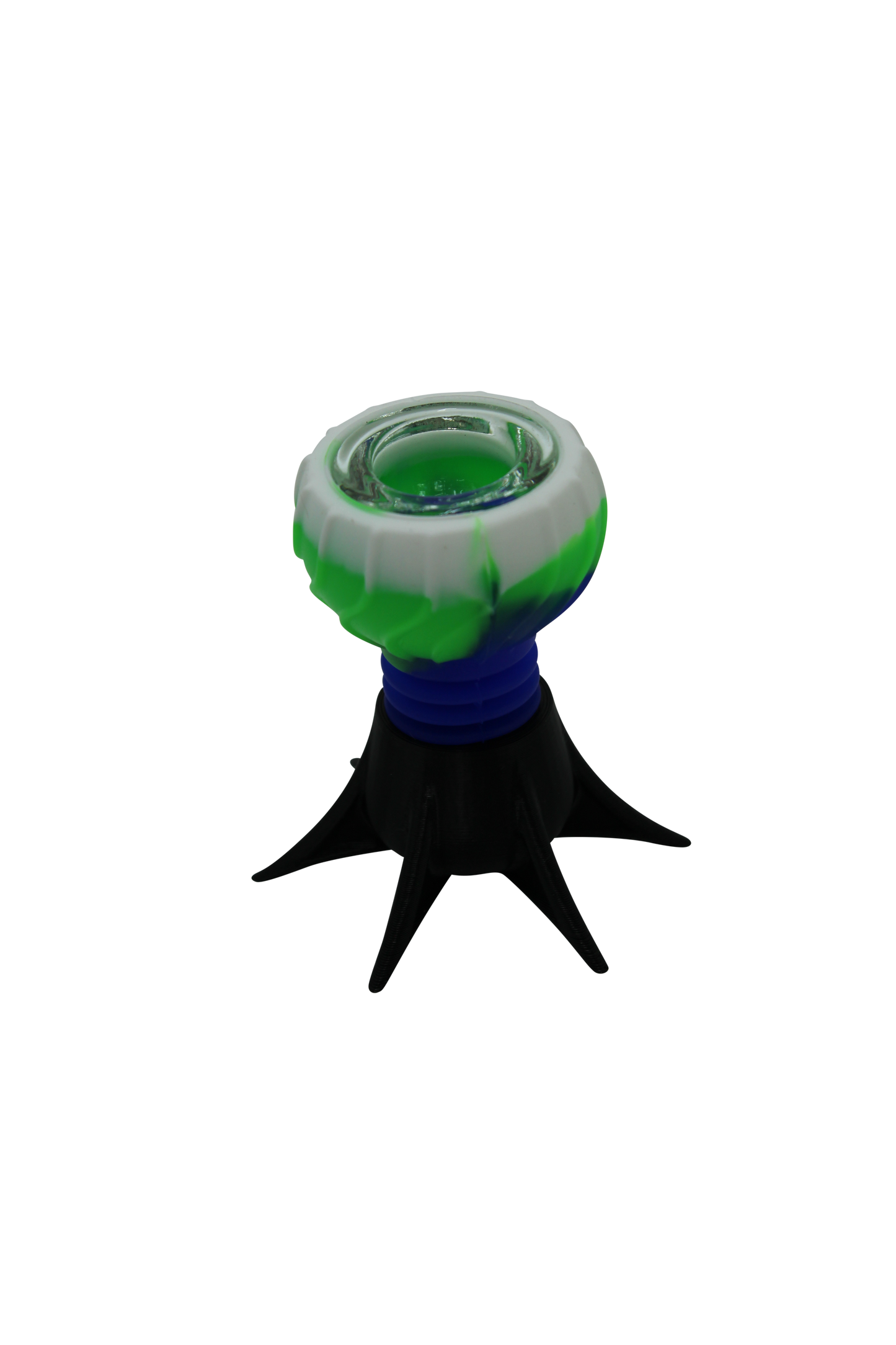 Silicone Bowl Piece w/ Glass Insert (14mm&18mm fit)