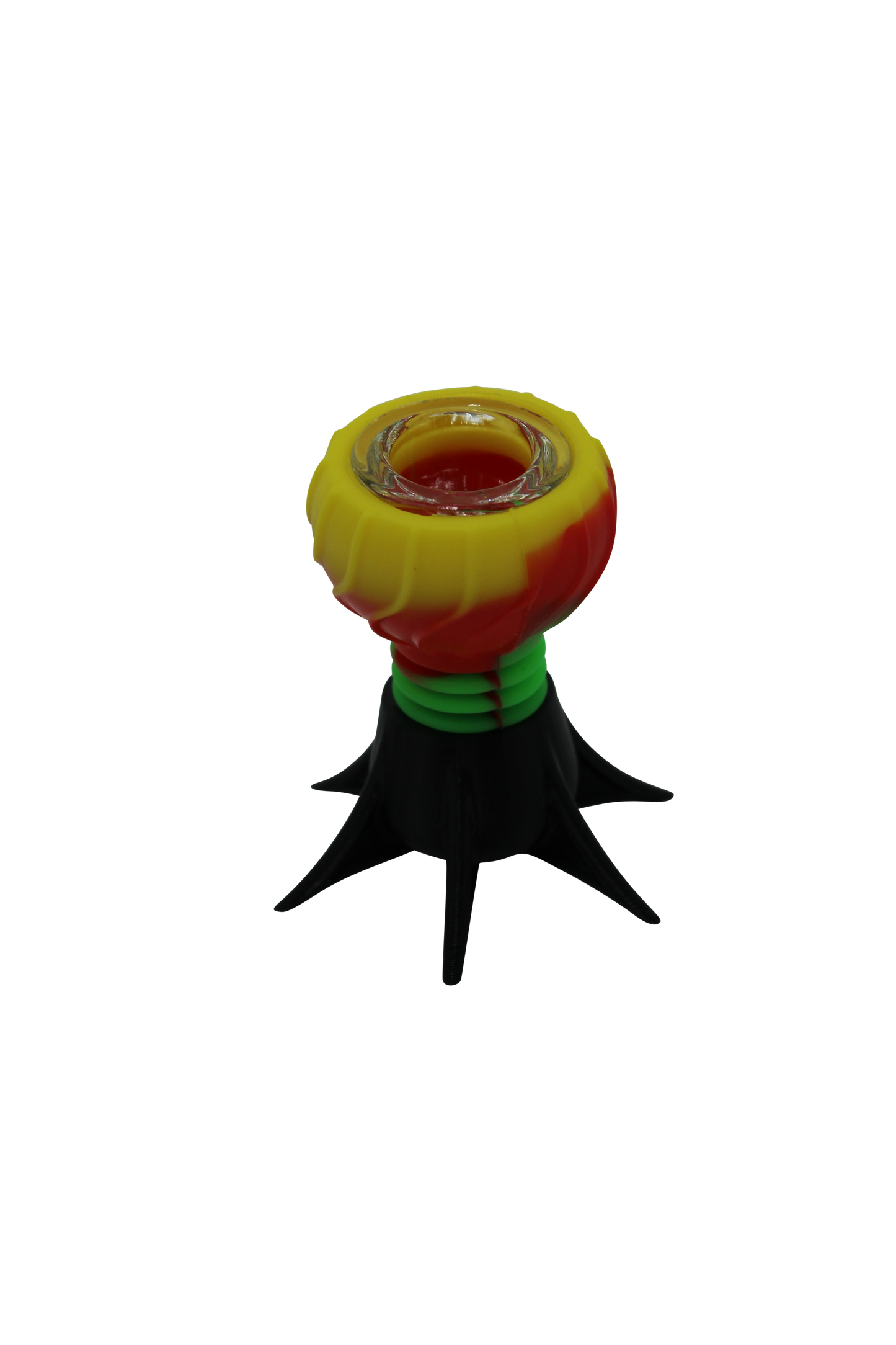 Silicone Bowl Piece w/ Glass Insert (14mm&18mm fit)