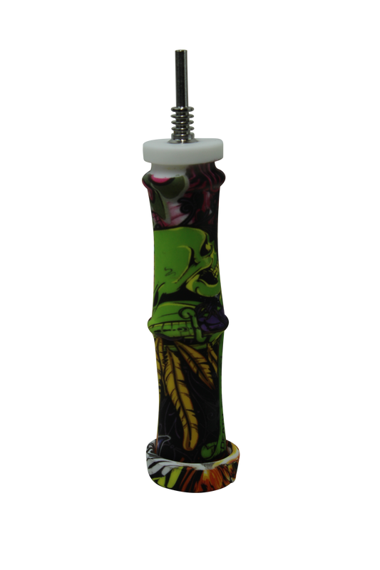 Medium Silicone Nectar Collector w/ Graphics