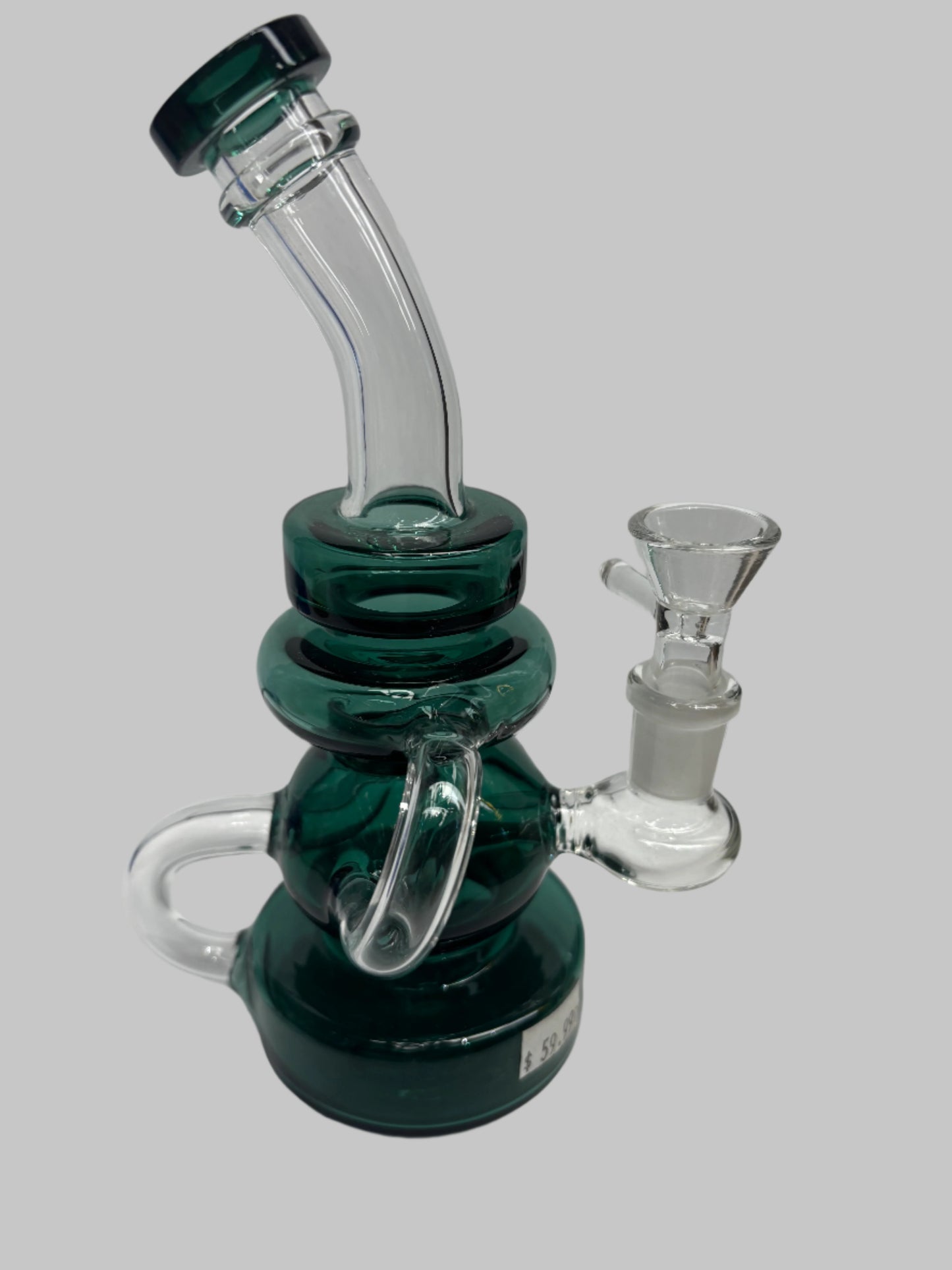 8" Single Tube Recycler | 14mm Glass Waterpipes / Rig