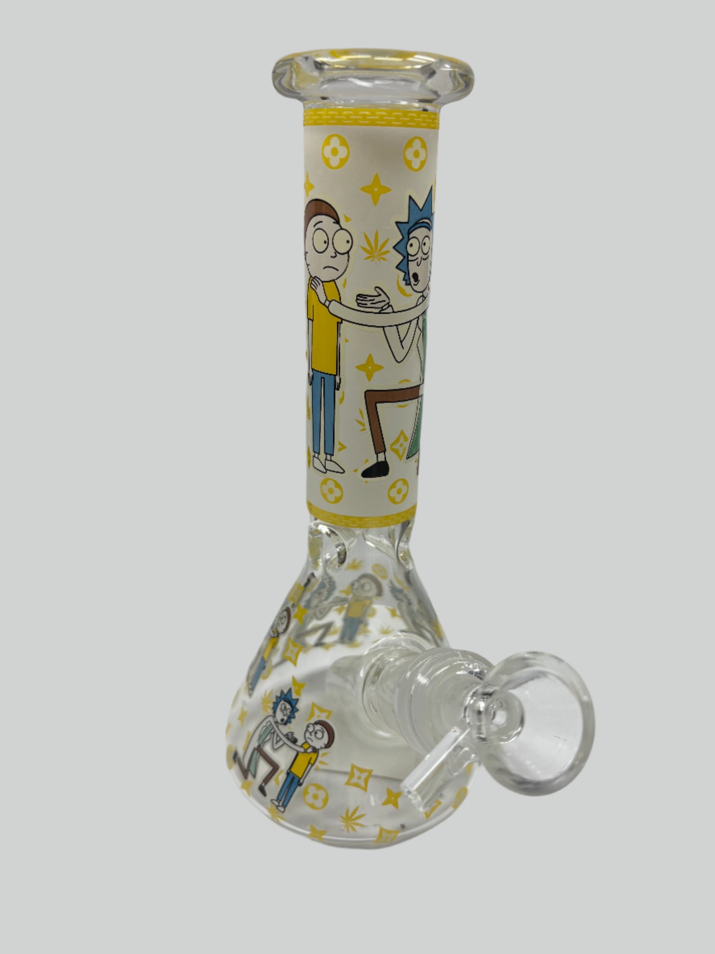 8" Simple Design Beaker | 14mm Glass Waterpipe