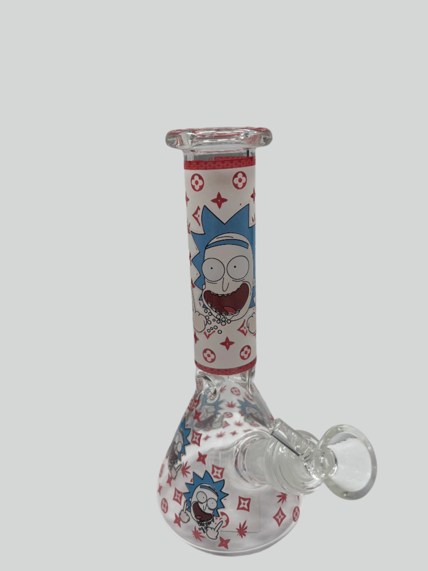 8" Simple Design Beaker | 14mm Glass Waterpipe