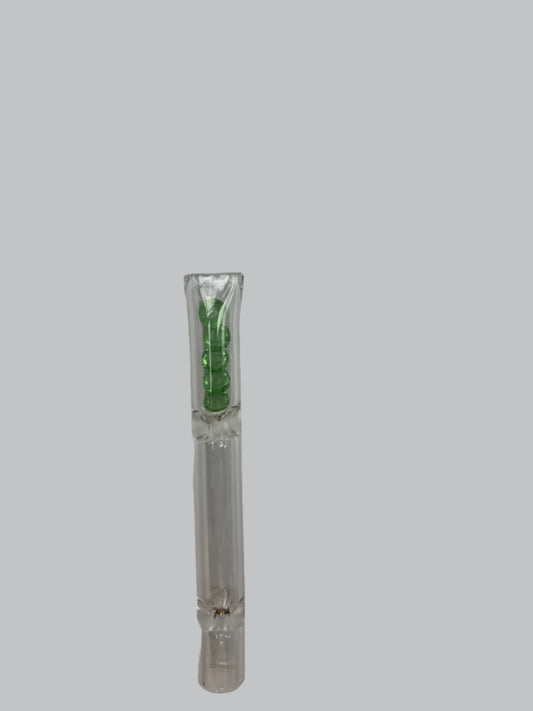 4" Gem Mouthpiece Glass Chillum