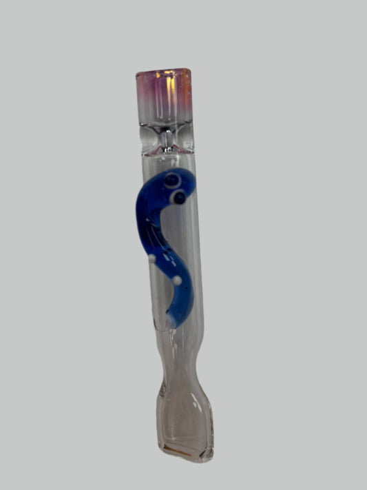 3.5" Snakes Glass Chillum