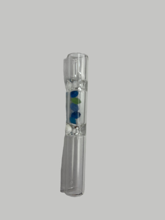 3" Gem Middle Glass Chillum