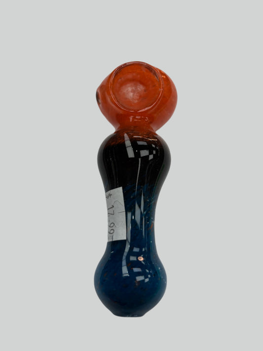 4" Three Tones Glass Hand Pipe