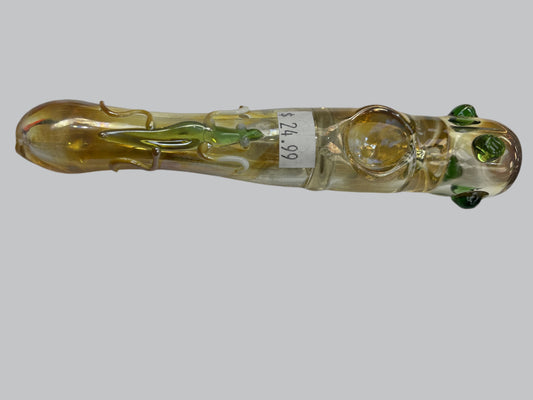 5.5” Fumed Steamroller Glass Hand Pipe