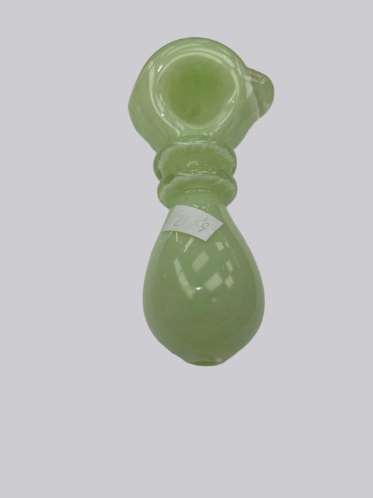 4.5" Narrow Middle/2 Disks Glass Hand Pipe