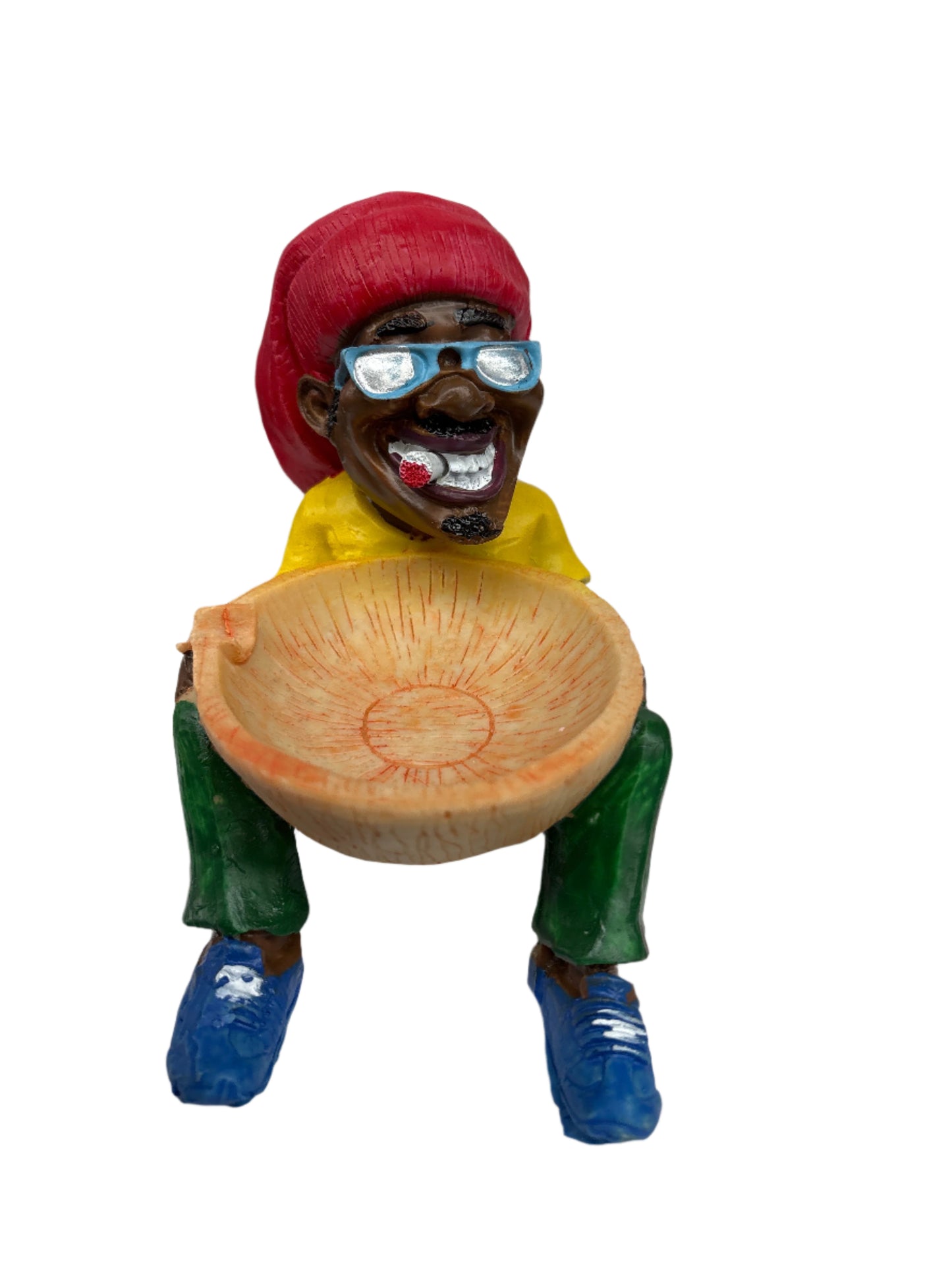 Ceramic Rasta Man Ashtray